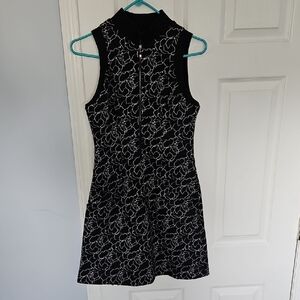 Guess floral dress in black.
